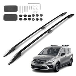 Roof rails for Renault Kangoo LONG 2022- | Aluminum | Plastic