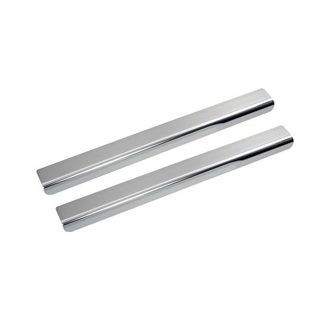 Front sill trims for Ford Tourneo Custom 2023- | Stainless steel