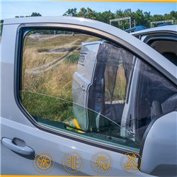 Front door window mosquito nets for Ford Transit Custom 2023-