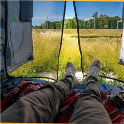 Front door window mosquito nets for Ford Transit Custom 2023-