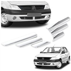 Front grille trims for Renault Logan Sedan 4D 2005-2010