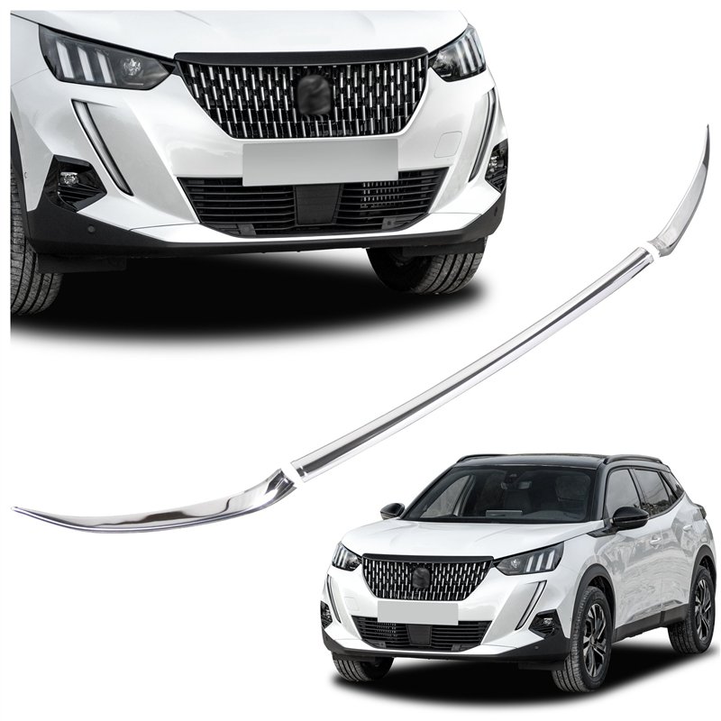 Front grille trims for Peugeot 2008 PRE-FL 2020-2023