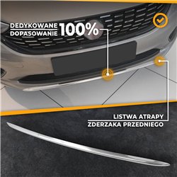 Front bumper grille trim for Fiat Egea Sedan PRE-FL 2016-2020