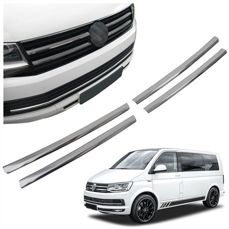 Front grille trims for Volkswagen VW Multivan 2015-2019