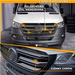 Listwy atrapy przedniej do Volkswagen VW Multivan 2015-2019