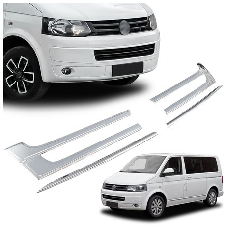Listwy atrapy przedniej do Volkswagen VW Multivan FL 2009-2015