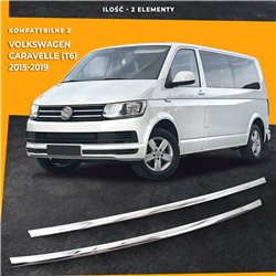 Listwy atrapy przedniej do Volkswagen VW Caravelle 2015-2019
