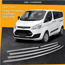 Front bumper grille trims for Ford Tourneo Custom PRE-FL 2012-2018