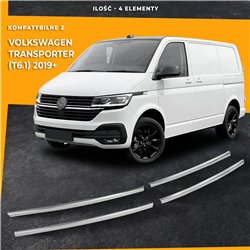 Listwy atrapy przedniej do Volkswagen VW Transporter 2019-2023
