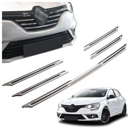 Listwy atrapy przedniej Renault Megane Hatchback 5D PRE-FL 2016-2020