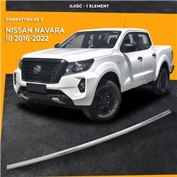 Front bumper grille trim for Nissan Navara PRE-FL 2016-2022