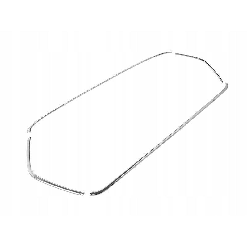 Front grille trims for Ford Transit FL 2019- | Stainless steel