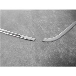 Front grille trims for Ford Transit FL 2019- | Stainless steel