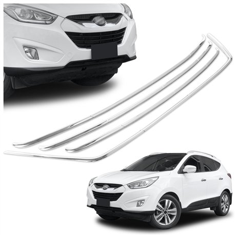 Front bumper grille trims for Hyundai ix35 2010-2018