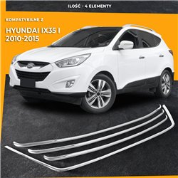 Front bumper grille trims for Hyundai ix35 2010-2018