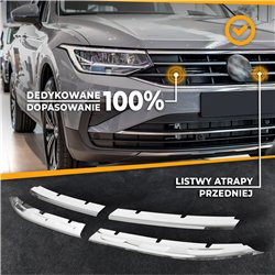 Listwy atrapy przedniej do Volkswagen VW Tiguan FL 2020-2024