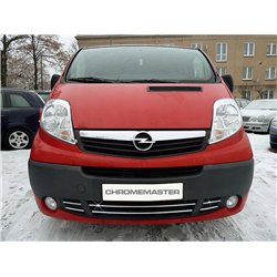 Front bumper grille trims for Renault Trafic FL 2006-2014