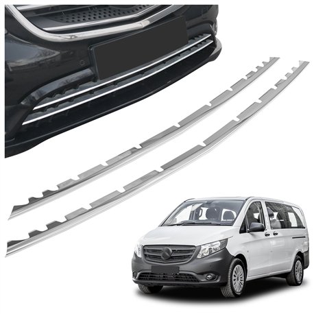 Listwy atrapy zderzaka przedniego Mercedes Vito Tourer PRE-FL 2014-2019