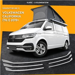 Front bumper grille trims for Volkswagen VW California 2019-2024