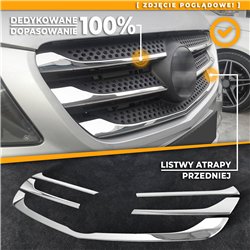 Front grille trims for Mercedes Citan 2012-2021 | Stainless steel