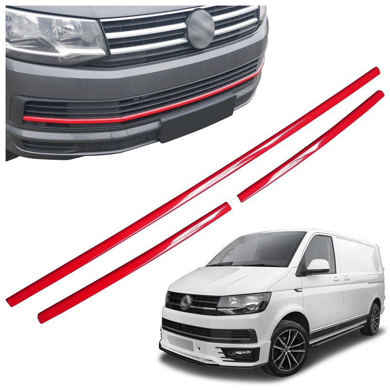 Front bumper grille trims for Volkswagen VW Transporter 2015-2019