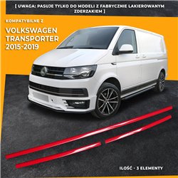 Front bumper grille trims for Volkswagen VW Transporter 2015-2019