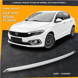 Listwa atrapy zderzaka przedniego do Fiat Tipo Sedan 4D FL 2024-