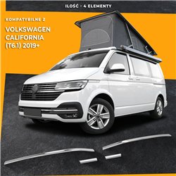 Listwy atrapy zderzaka przedniego Volkswagen VW California 2019-2024