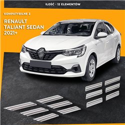 Listwy atrapy przedniej do Renault Taliant Sedan 2021-