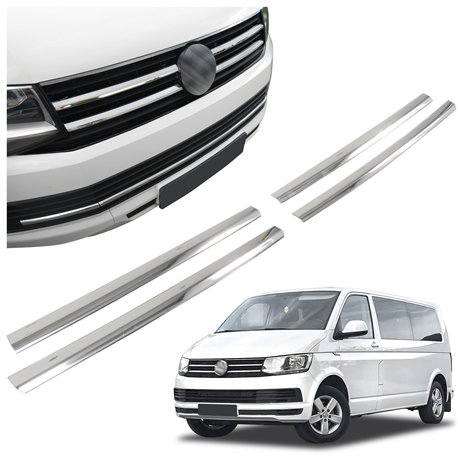 Front grille trims for Volkswagen VW Caravelle 2015-2019
