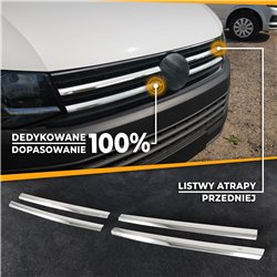 Front grille trims for Volkswagen VW Caravelle 2015-2019