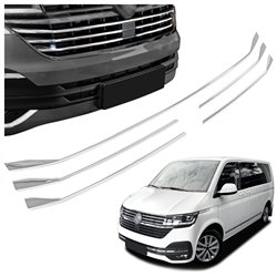 Front bumper grille trims for Volkswagen VW Multivan 2019-2022