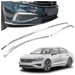 Listwy atrapy zderzaka przedniego Volkswagen VW Passat Sedan 4D FL 2019-2021