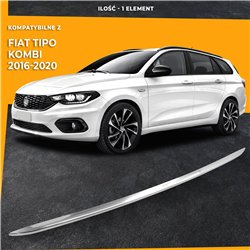 Front bumper grille trim for Fiat Tipo Kombi PRE-FL 2016-2020