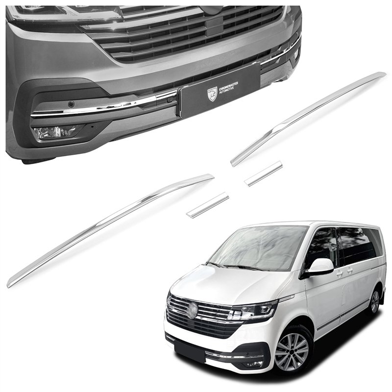Front bumper grille trims for Volkswagen VW Multivan 2019-2022