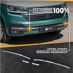 Front bumper grille trims for Volkswagen VW Multivan 2019-2022