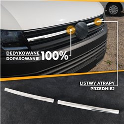 Front grille trims for Volkswagen VW Caravelle 2015-2019