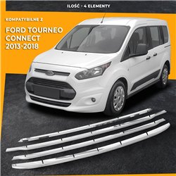 Front bumper grille trims for Ford Tourneo Connect PRE-FL 2013-2018