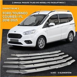 Front grille trims for Ford Tourneo Courier FL 2018-2023