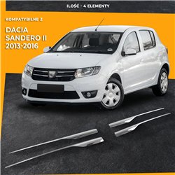 Listwy atrapy przedniej do Dacia Sandero PRE-FL 2013-2016