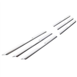 Listwy atrapy przedniej do Renault Captur 2020- | Stal nierdzewna