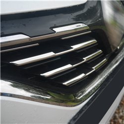 Front grille trims for Renault Captur 2020- | Stainless steel