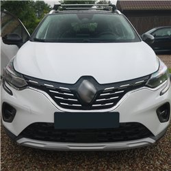 Front grille trims for Renault Captur 2020- | Stainless steel