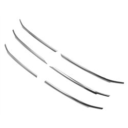 Front grille trims for Mercedes Vito FL 2024- | Stainless steel