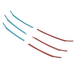 Front grille trims for Mercedes Vito FL 2024- | Stainless steel