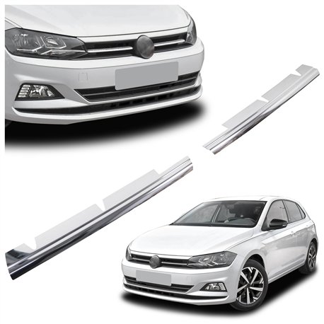 Front grille trims for Volkswagen VW Polo Hatchback 5D PRE-FL 2017-2021