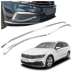 Front bumper grille trims for Volkswagen VW Passat Kombi Variant FL 2019-2023