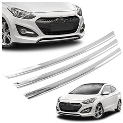 Front grille trims for Hyundai i30 Hatchback 3D Coupe 2013-2017