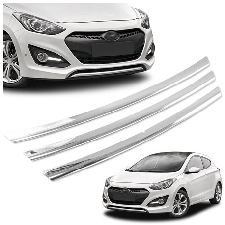 Listwy atrapy przedniej Hyundai i30 Hatchback 3D Coupe 2013-2017