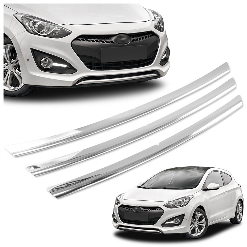 Listwy atrapy przedniej Hyundai i30 Hatchback 3D Coupe 2013-2017